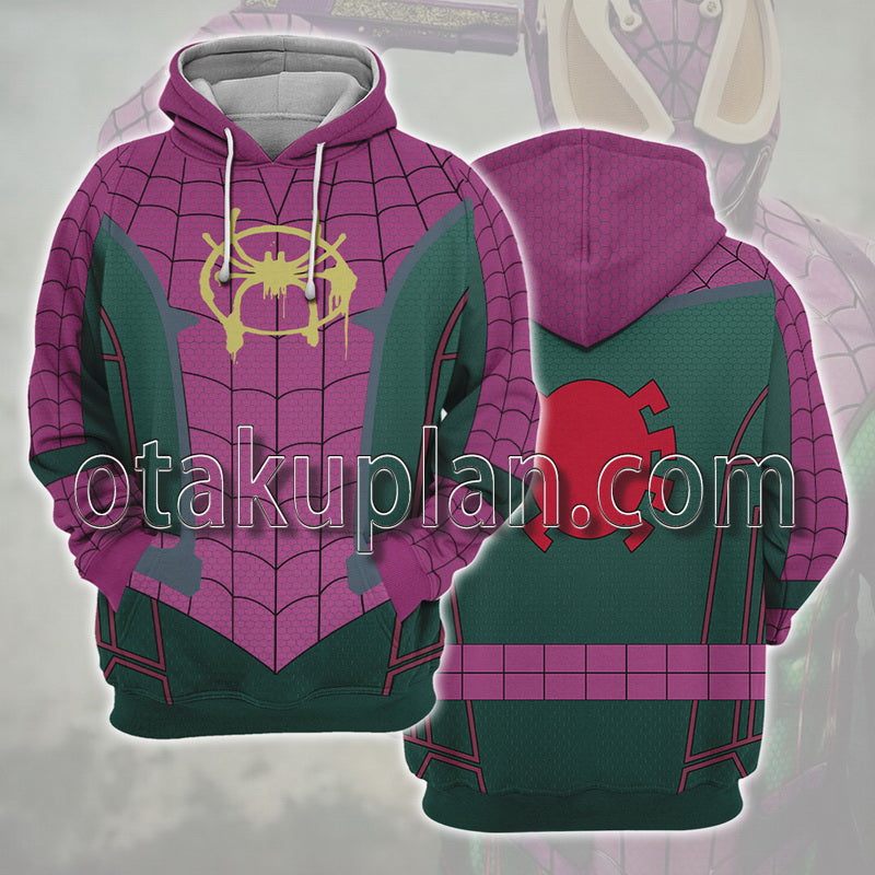 2021 Spider Hero Miles Morales Joker Cosplay Hoodie