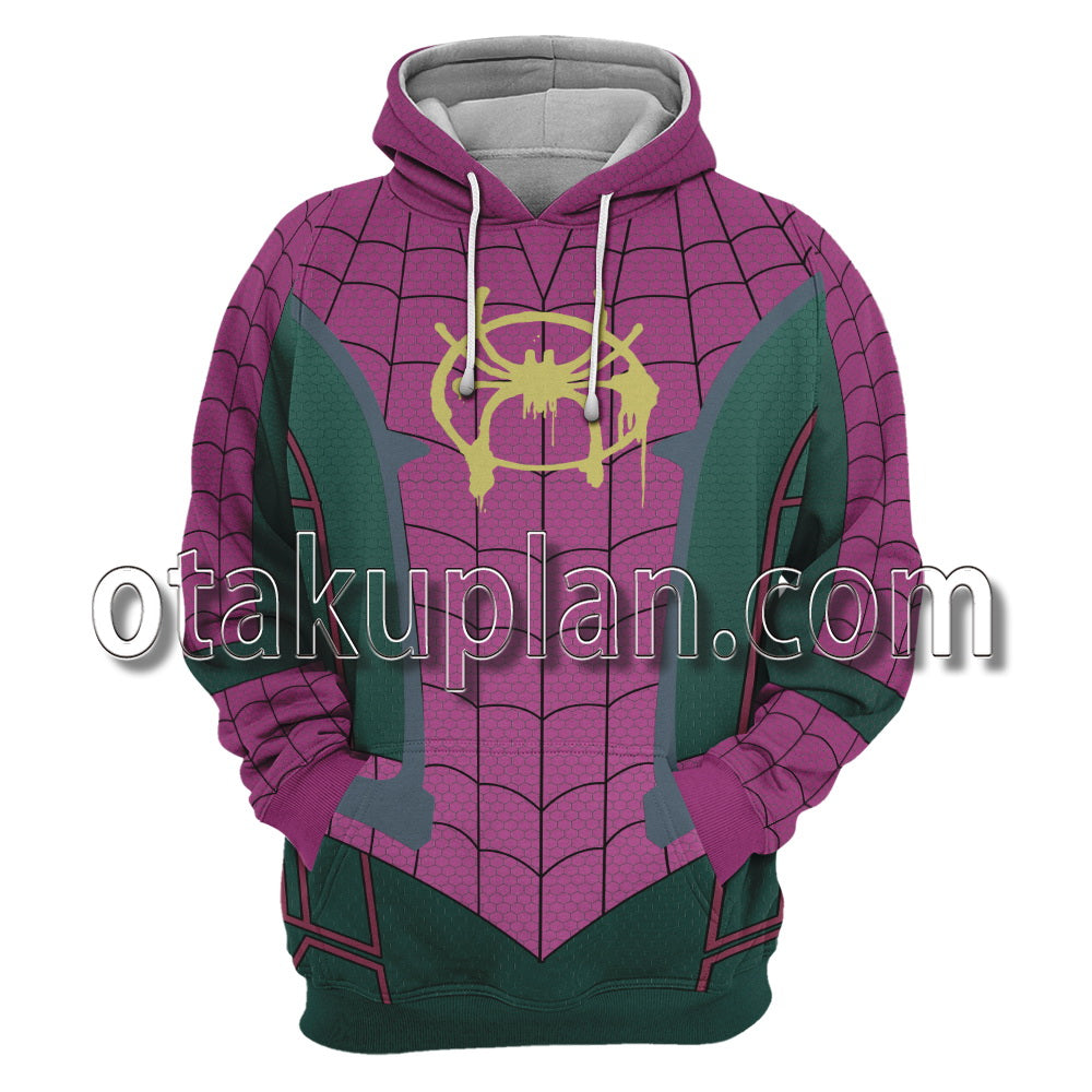 2021 Spider Hero Miles Morales Joker Cosplay Hoodie