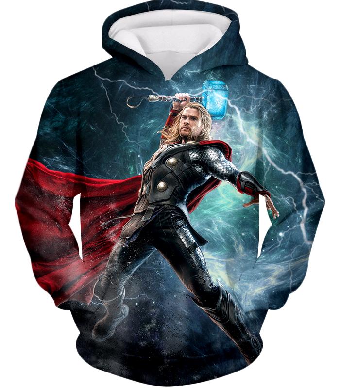 The Avenge Heros God of Thunder Thor Awesome Action Hoodie TA026