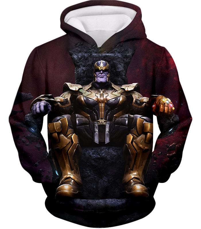 The Avenge Heros Cool Villain Titan Thanos Hoodie TA027