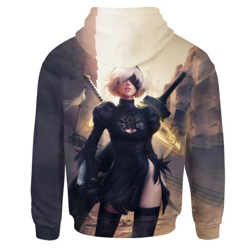 2B of Nier Automata Hoodie / T-Shirt