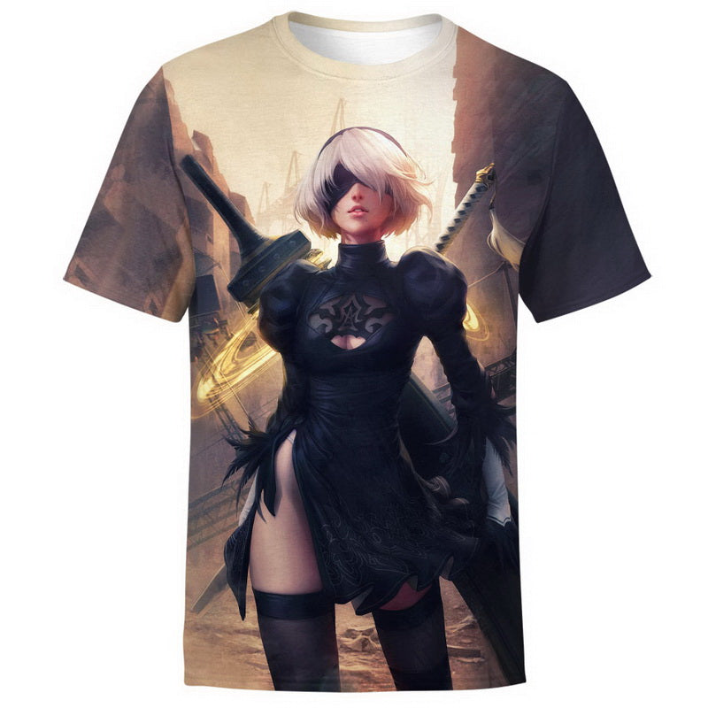 2B of Nier Automata Hoodie / T-Shirt