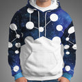 Across the Spider Verse Earth 13 Cosmic Spider Hero Peter Parker Battle Suit Cosplay Hoodie