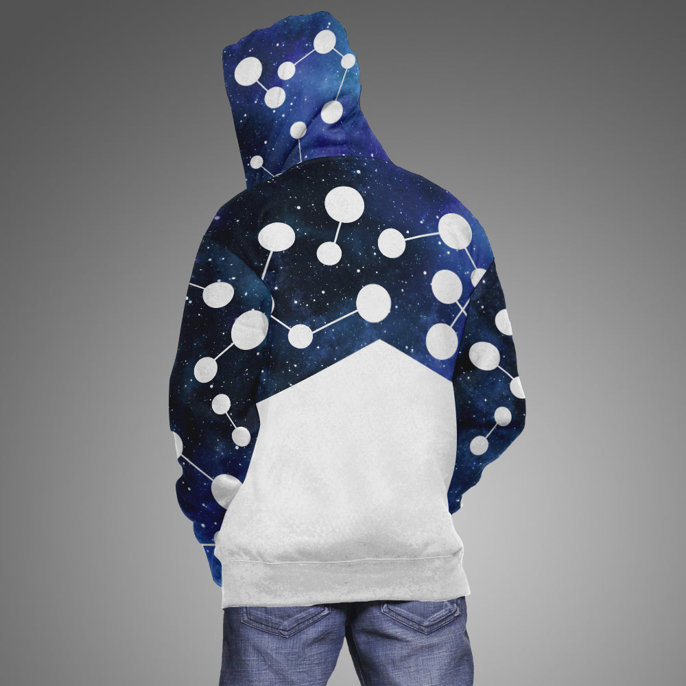 Across the Spider Verse Earth 13 Cosmic Spider Hero Peter Parker Battle Suit Cosplay Hoodie