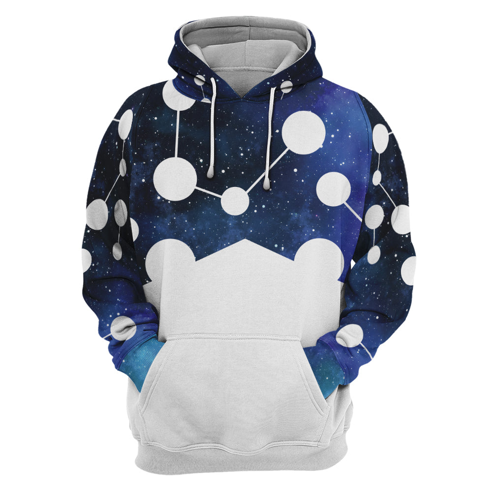 Across the Spider Verse Earth 13 Cosmic Spider Hero Peter Parker Battle Suit Cosplay Hoodie