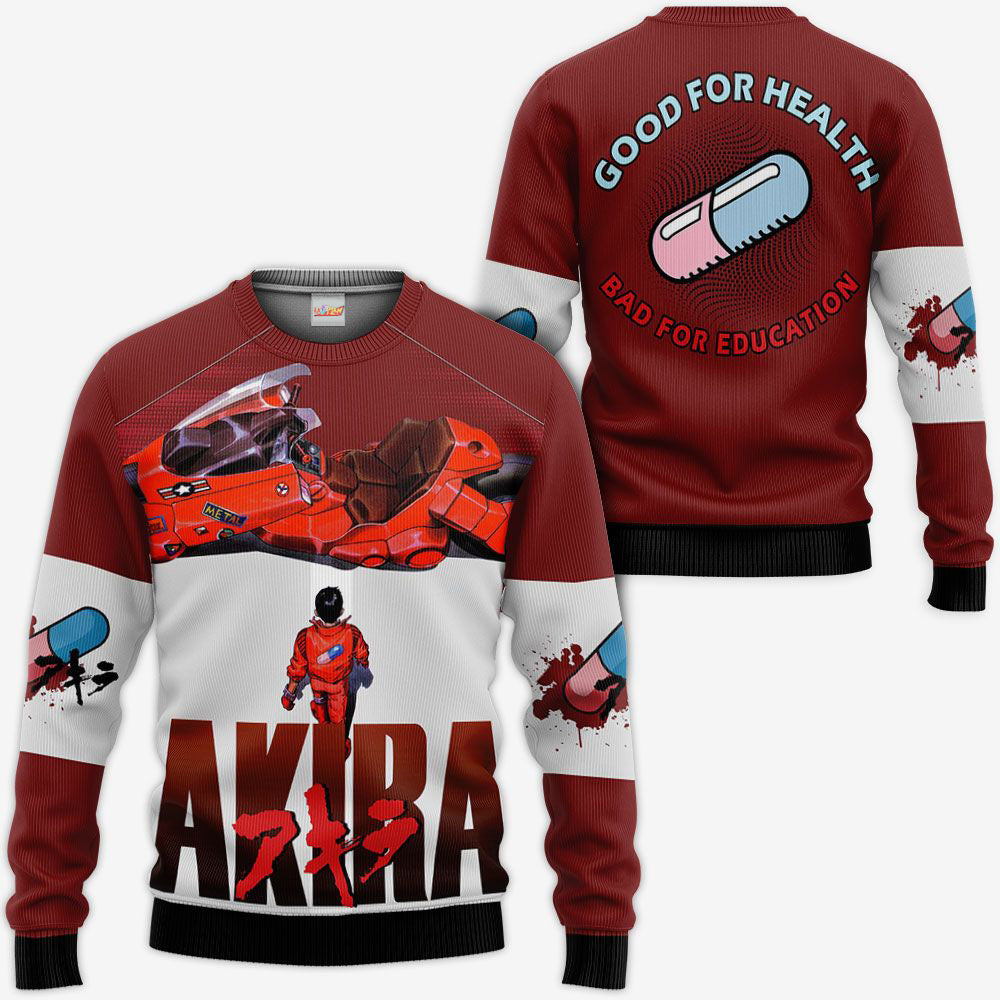 Akira Good Health Bad Education Akira Hoodie Shirt