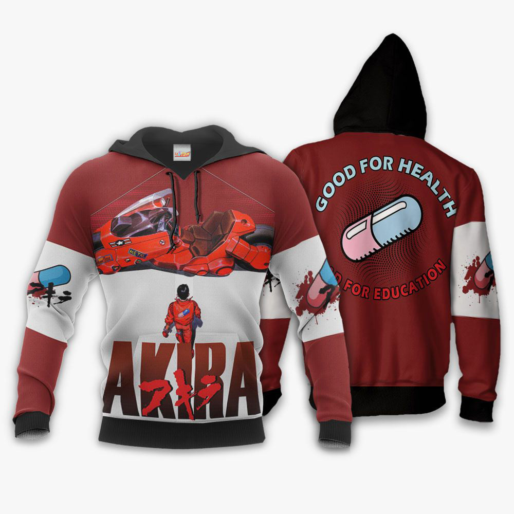 Akira Good Health Bad Education Akira Hoodie Shirt