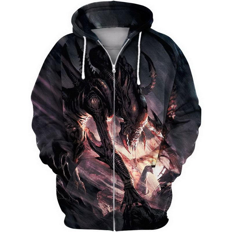 Alien and Predator Hoodie / T-Shirt