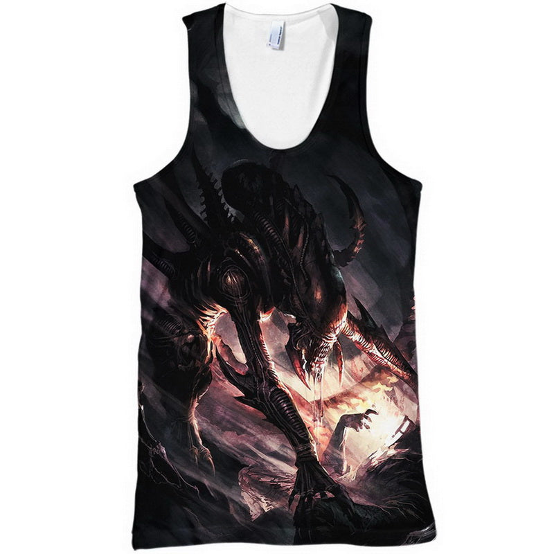 Alien and Predator Hoodie / T-Shirt