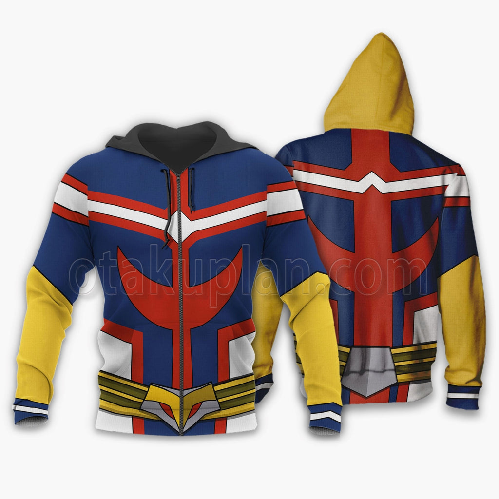 All Might Uniform Hoodie Custom
