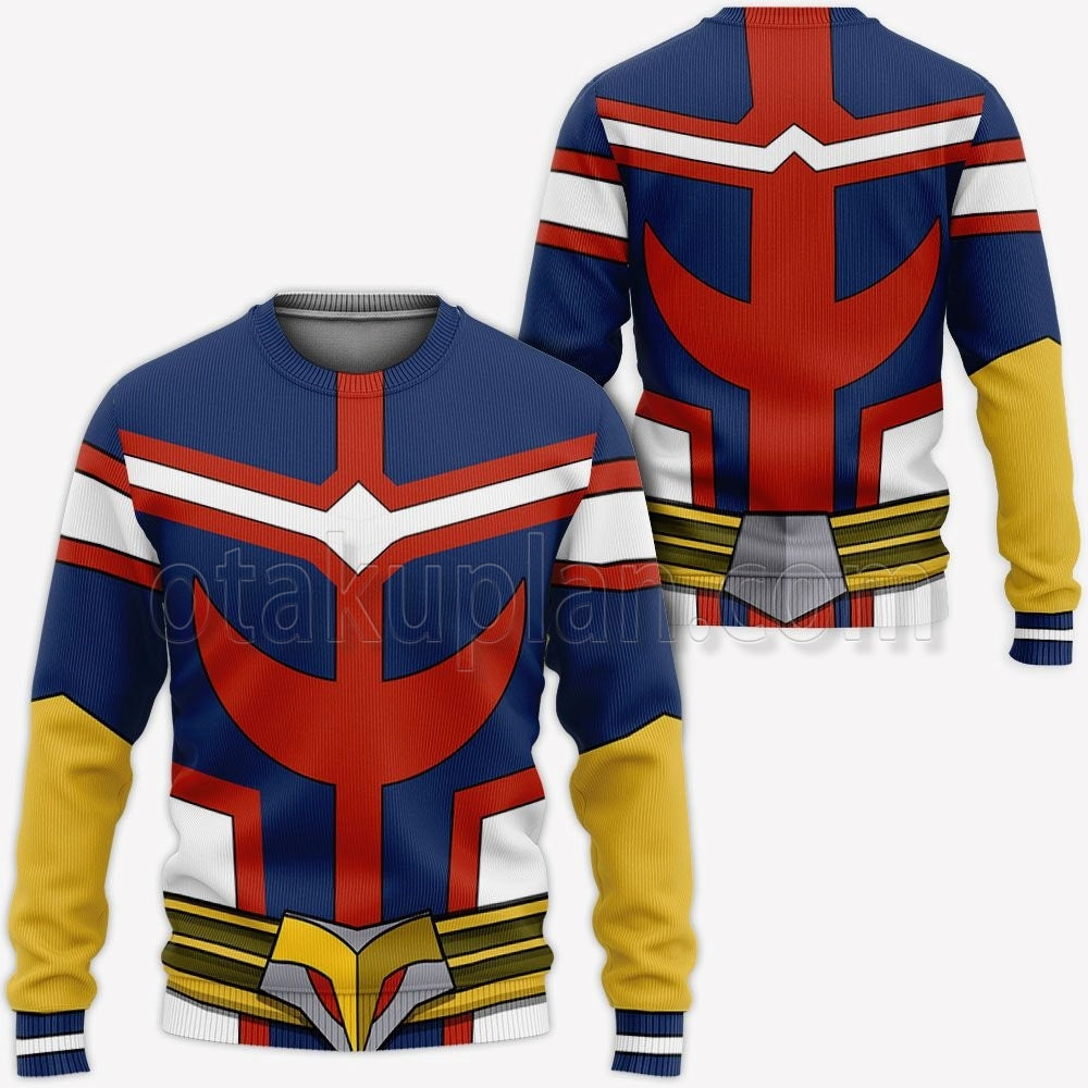 All Might Uniform Hoodie Custom
