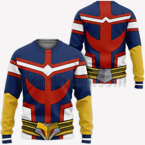 All Might Uniform Hoodie Custom