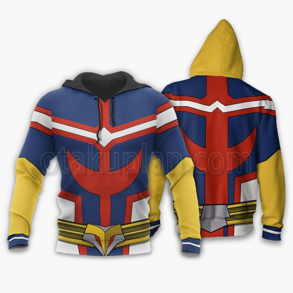 All Might Uniform Hoodie Custom