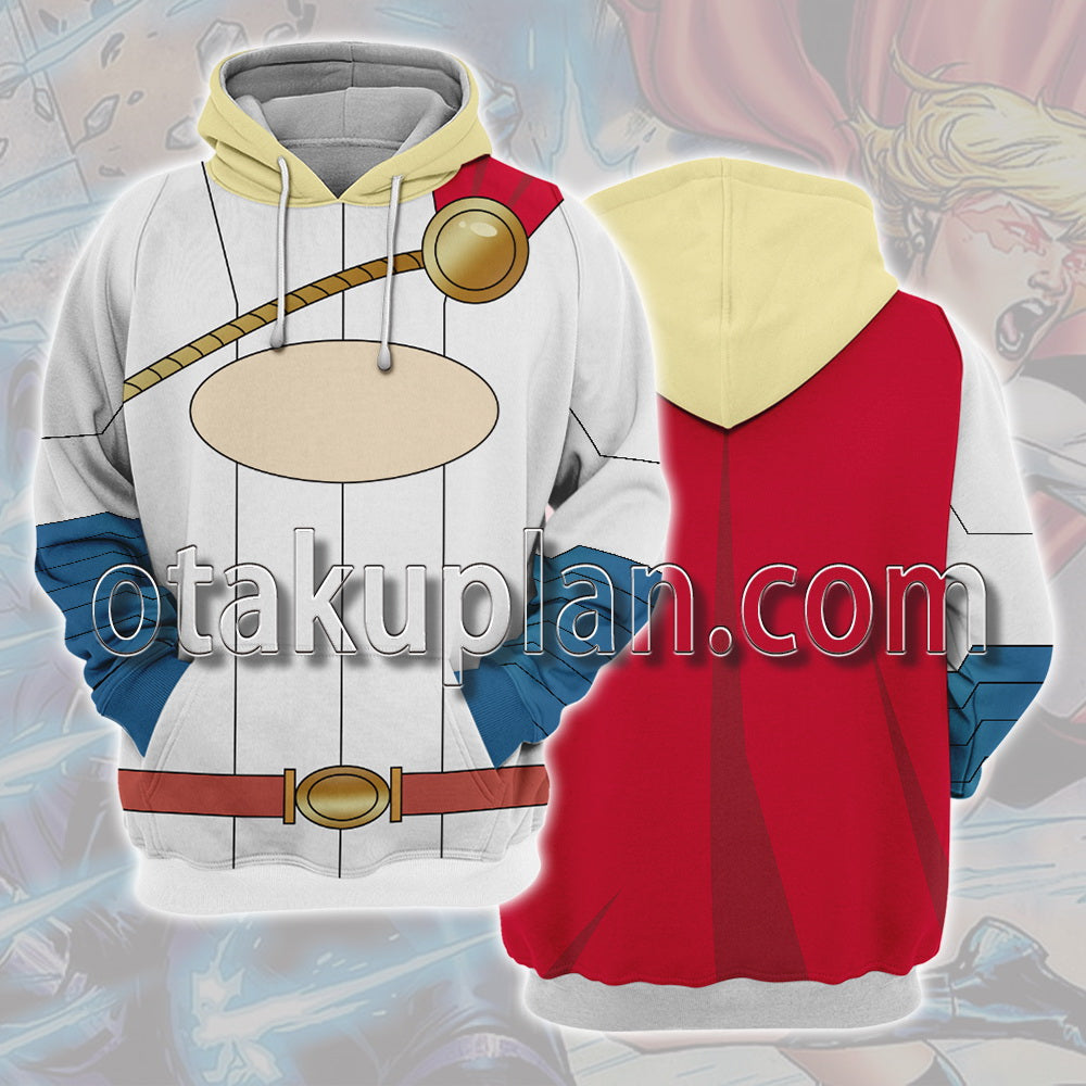 All Star Comics Power Girl Cosplay Hoodie