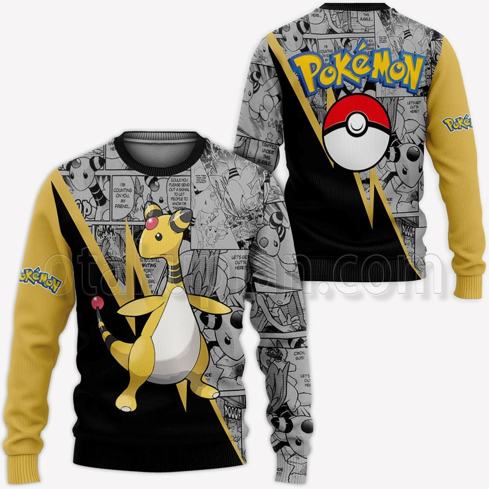 Ampharos Hoodie Custom Mix Manga