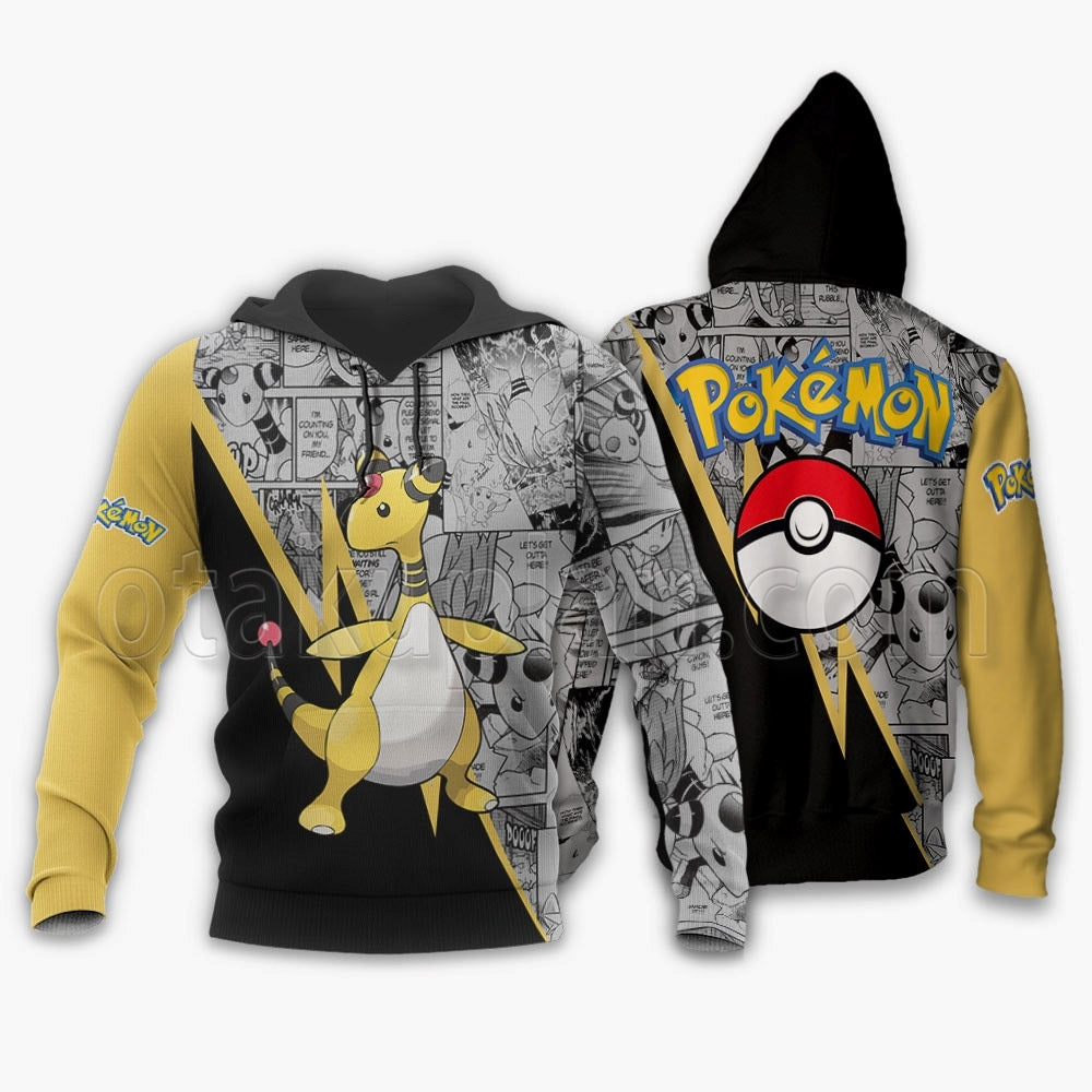 Ampharos Hoodie Custom Mix Manga