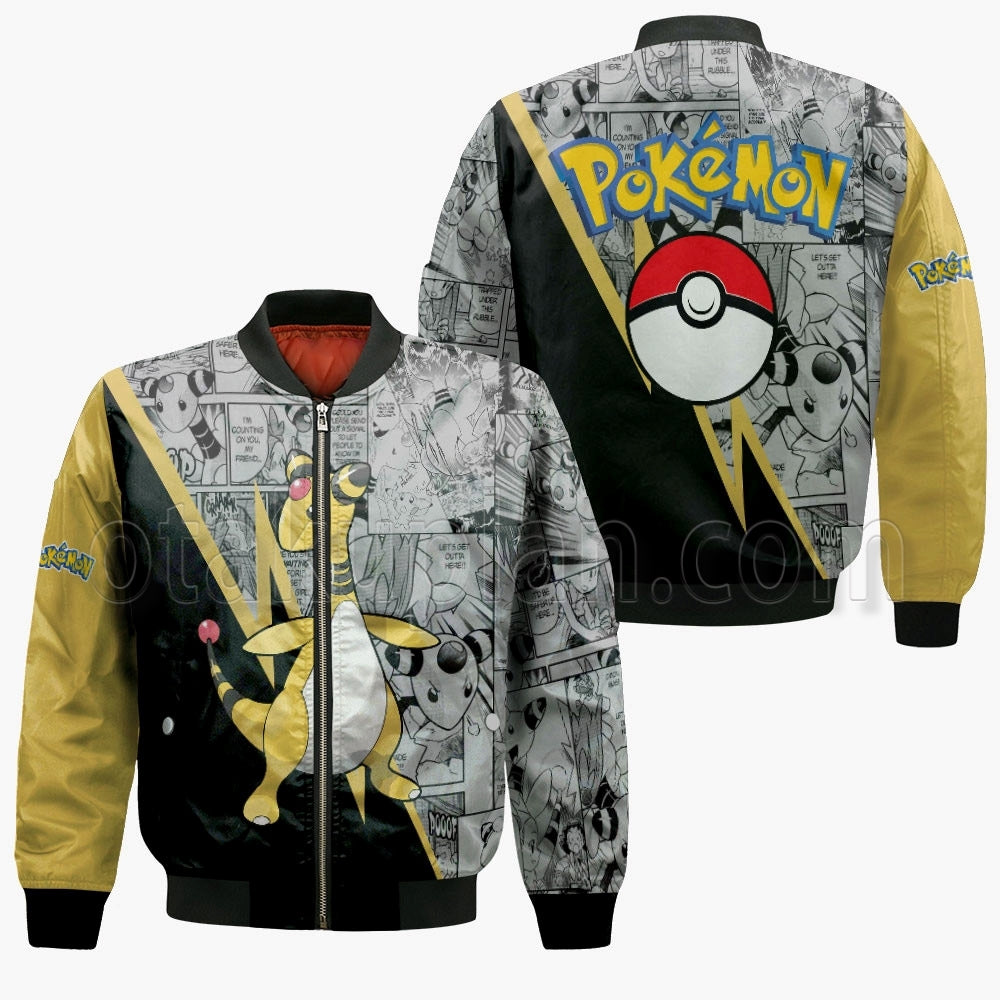 Ampharos Hoodie Custom Mix Manga