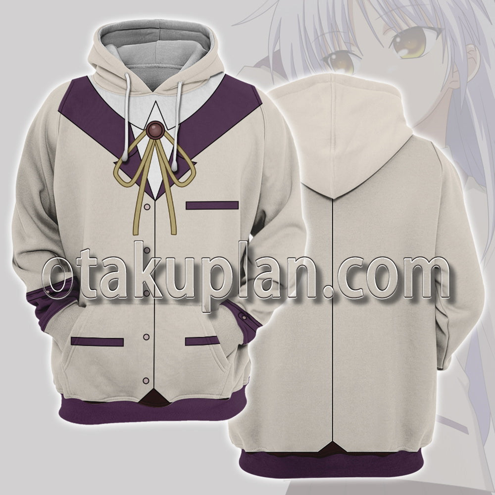 Angel Beats Kanade Cosplay Hoodie