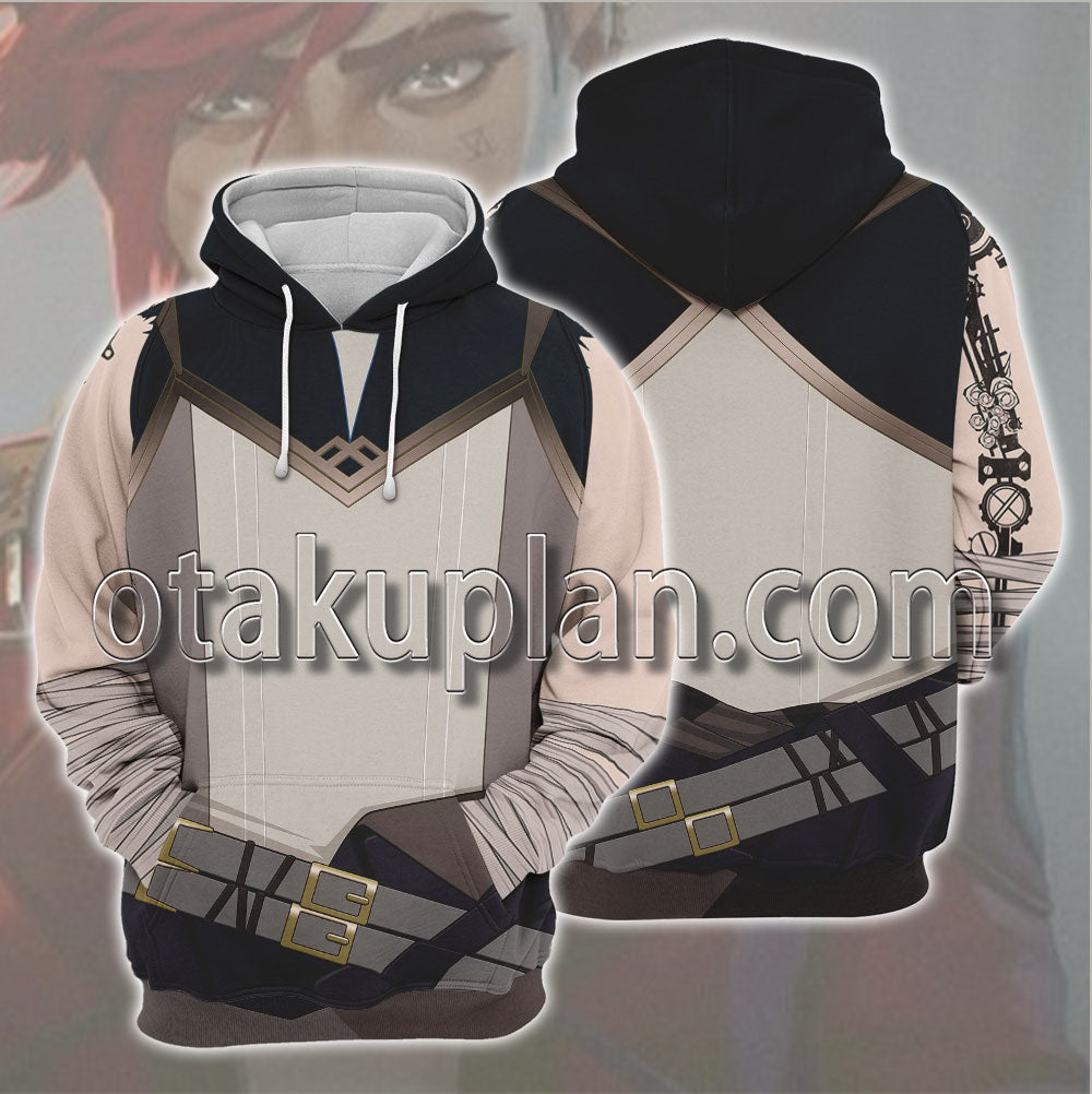 Arcane VI Tattoo Cosplay Hoodie