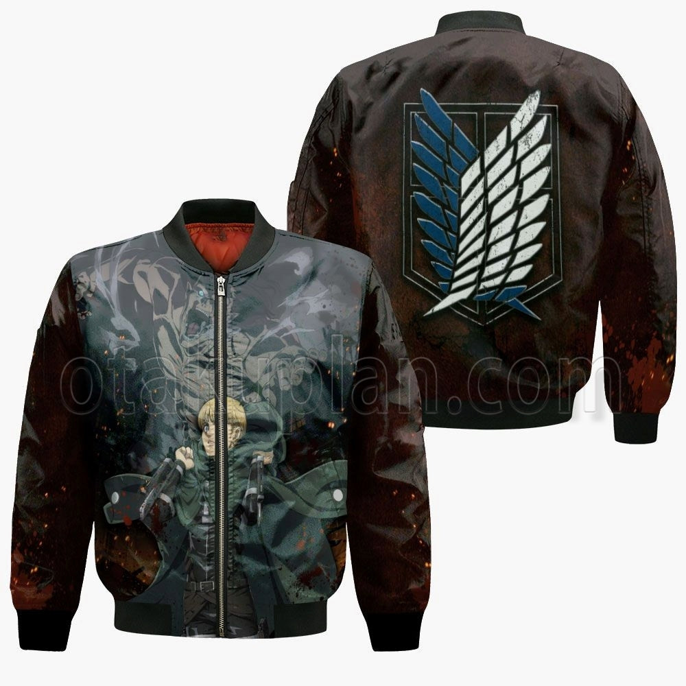 Attack On Tian Armin Arlert Hoodie AOT Final Season Anime