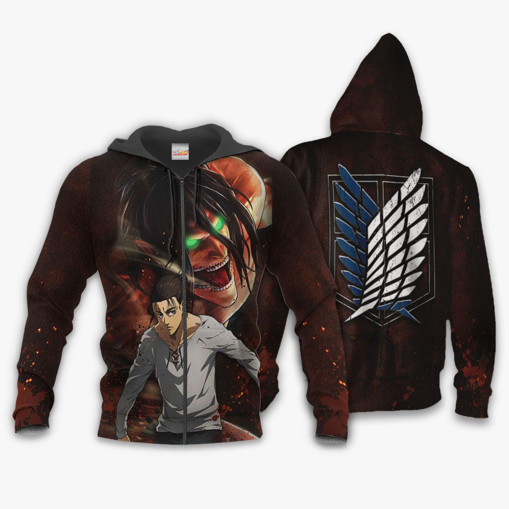 Attack On Tian Eren Yeager AOT Final Season Hoodie Shirt
