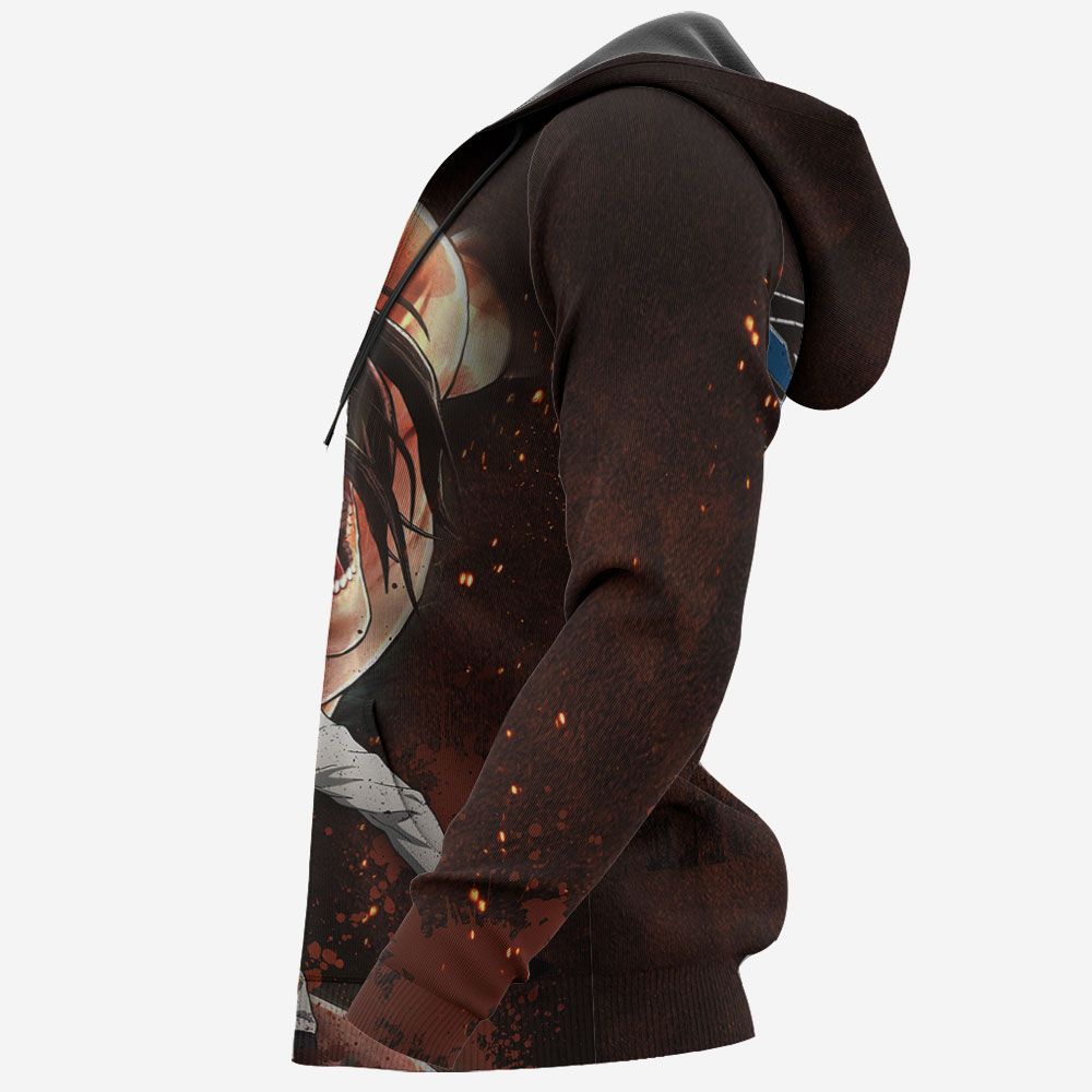 Attack On Tian Eren Yeager AOT Final Season Hoodie Shirt