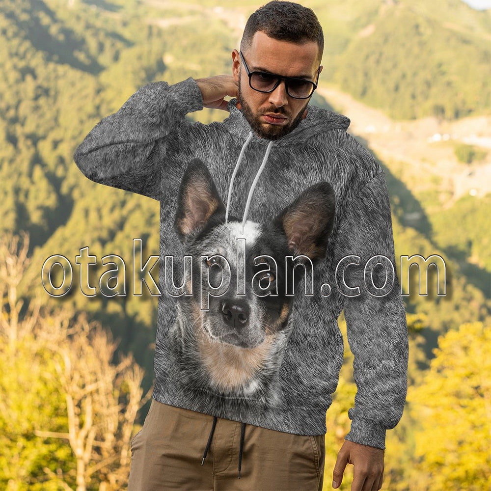 Australian Cattle Dog Front And Back T-Shirt / Hoodie