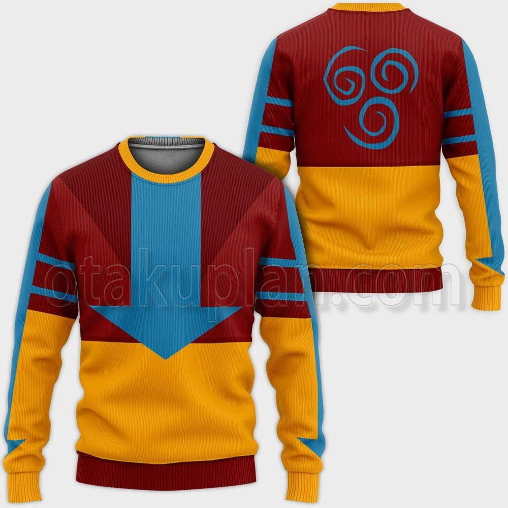 Avatar Air Nation Uniform Hoodie Anime Costume