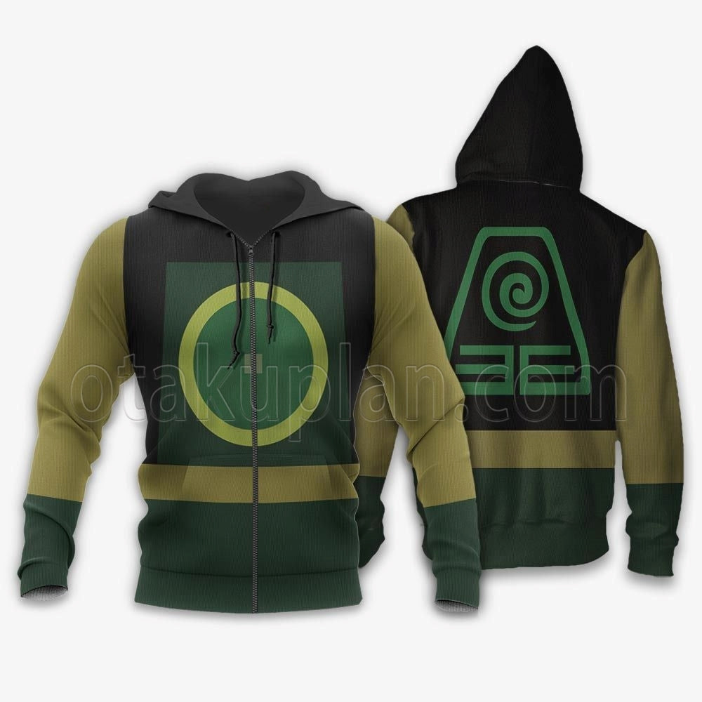 Avatar Hoodie Earth Nation Uniform Costume Shirt