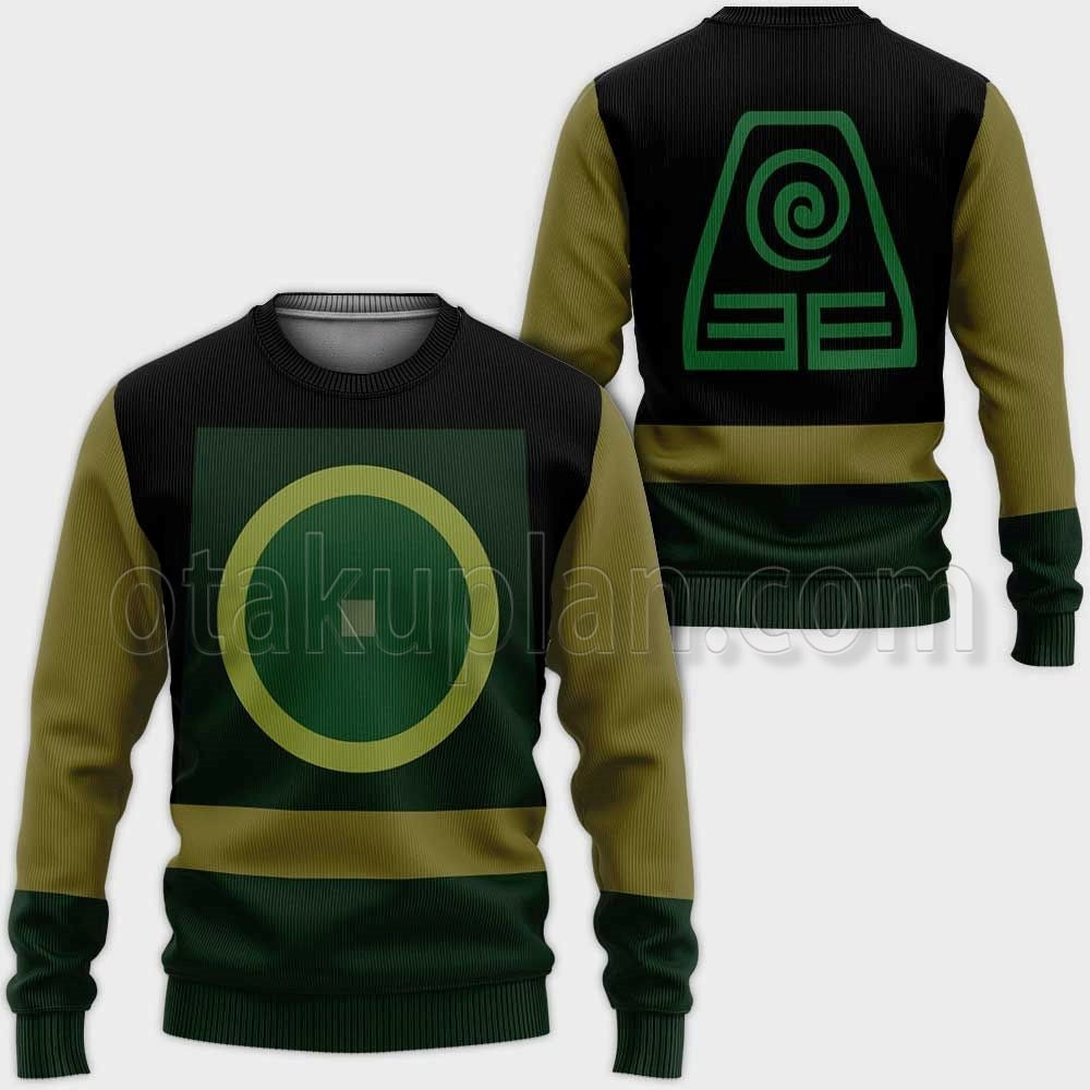 Avatar Hoodie Earth Nation Uniform Costume Shirt