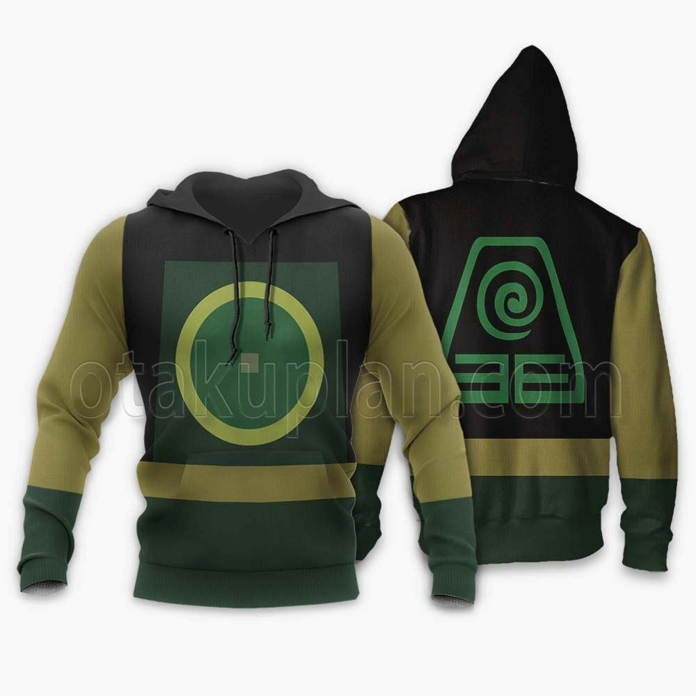 Avatar Hoodie Earth Nation Uniform Costume Shirt
