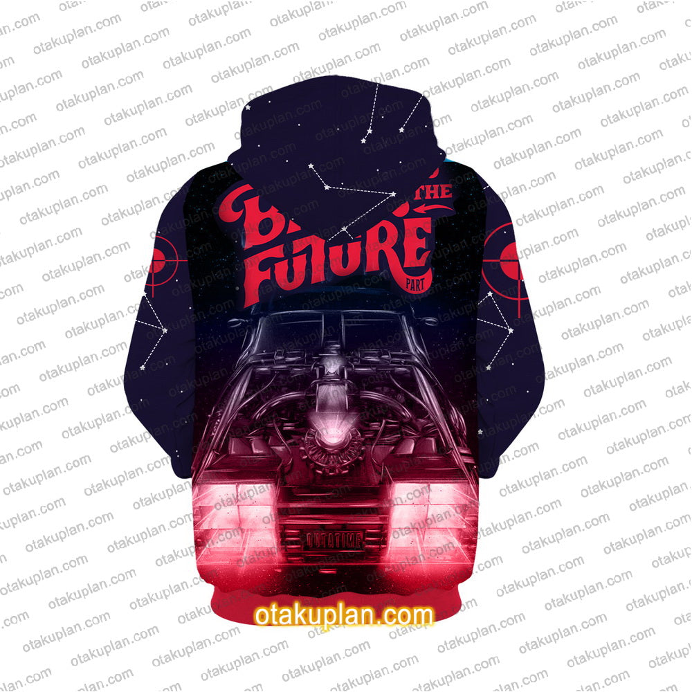 Back To The Future Red Hoodie