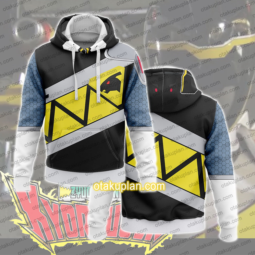 Zyuden Sentai Kyoryuger Beast Power Squadron Dinosaur Ranger Kyoryu Black Cosplay Hoodie