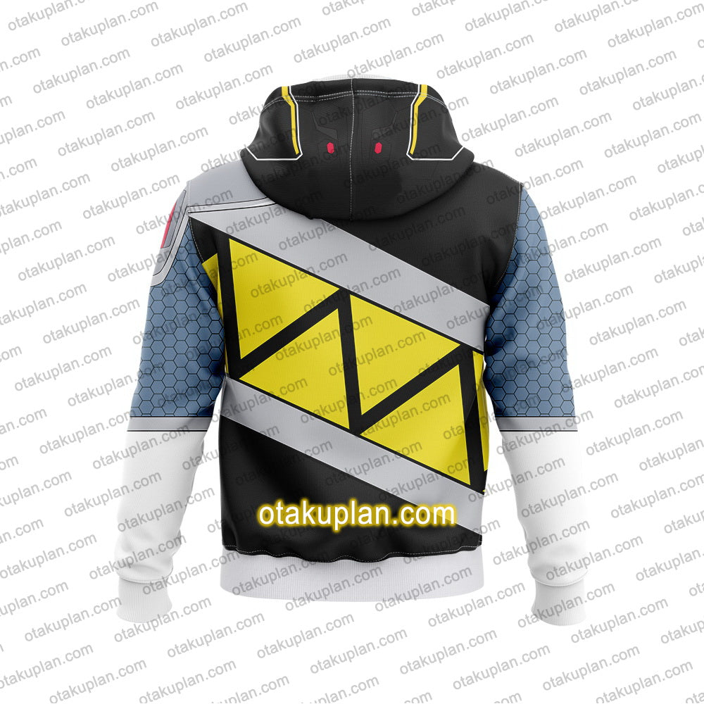 Zyuden Sentai Kyoryuger Beast Power Squadron Dinosaur Ranger Kyoryu Black Cosplay Hoodie