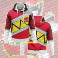 Zyuden Sentai Kyoryuger Beast Power Squadron Dinosaur Ranger Kyoryu Red Cosplay Hoodie