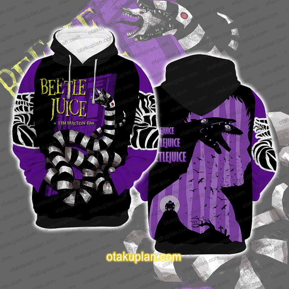 Beetlejuice Poster Hoodie