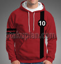 Ben 10 Albedo Red Costume Cosplay Hoodie