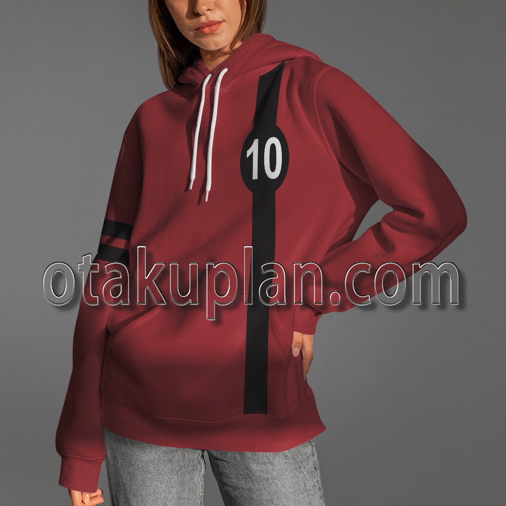 Ben 10 Albedo Red Costume Cosplay Hoodie