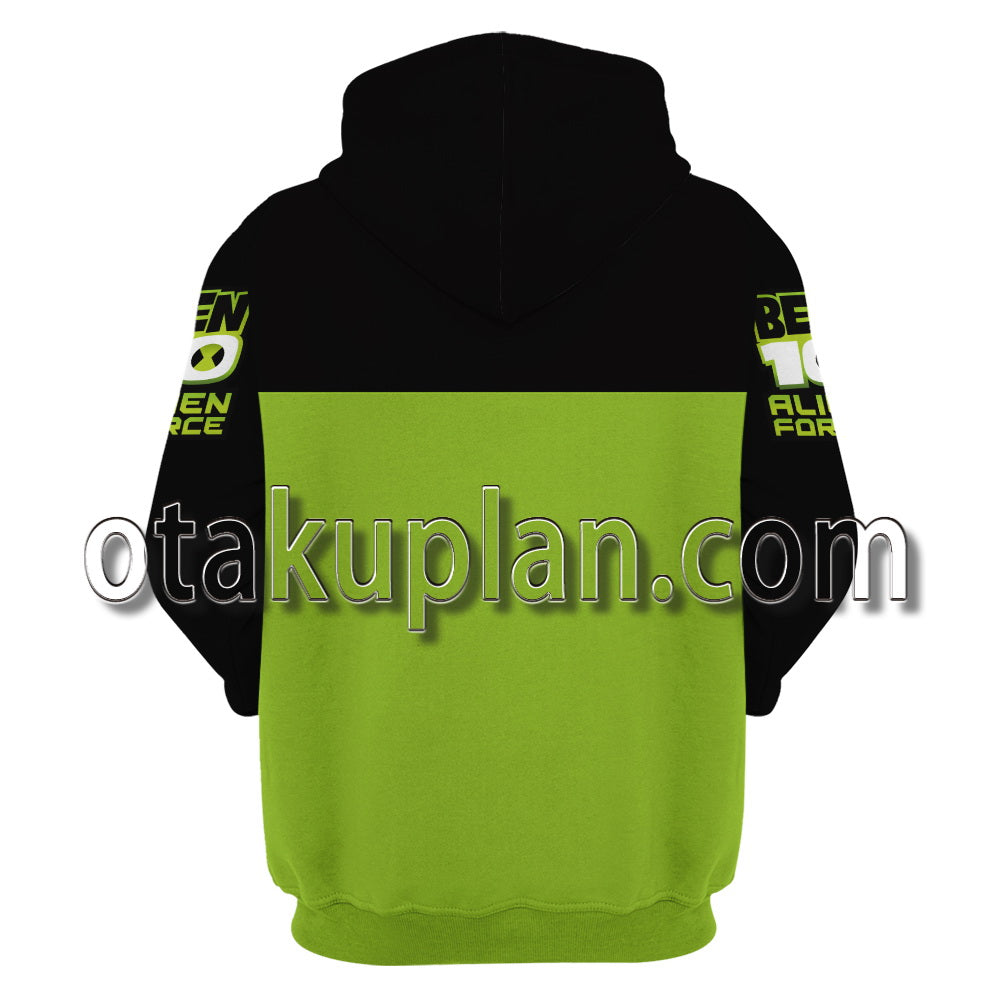 Ben 10 Green Costume Cosplay Hoodie
