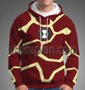 Ben 10 Heatblast Battle Suit Cosplay Hoodie