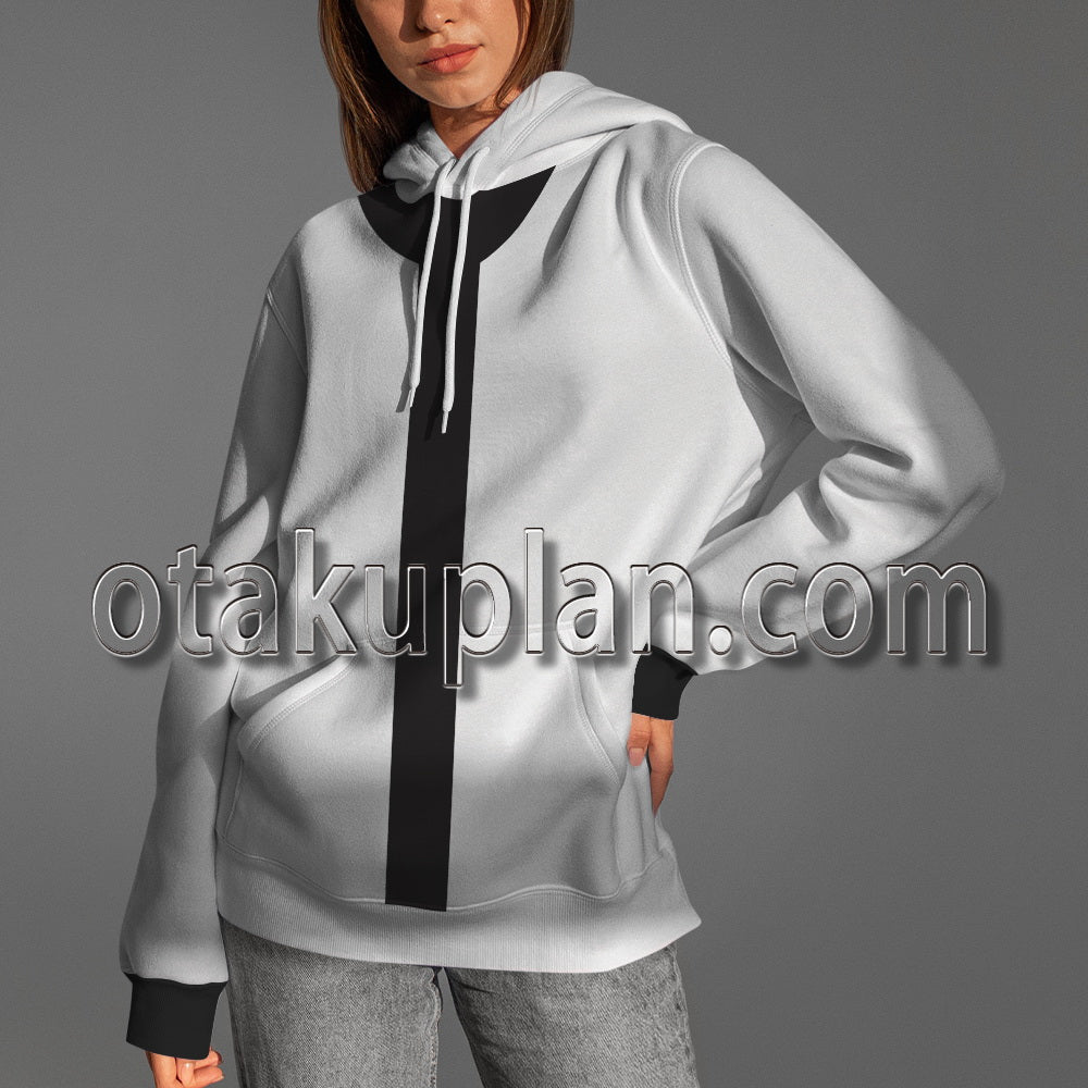Ben 10 Omniverse Mascot White And Black Costume Cosplay Hoodie