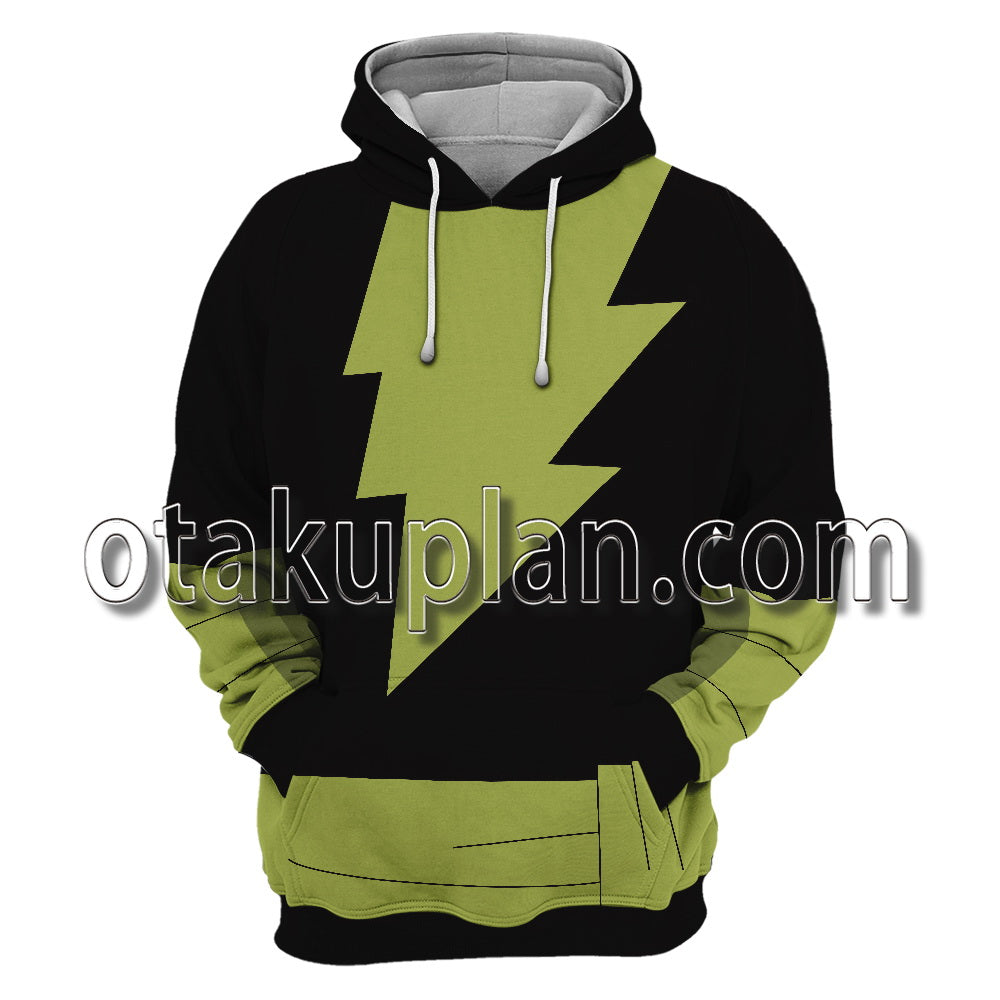 Black Adam Anime Cosplay Hoodie