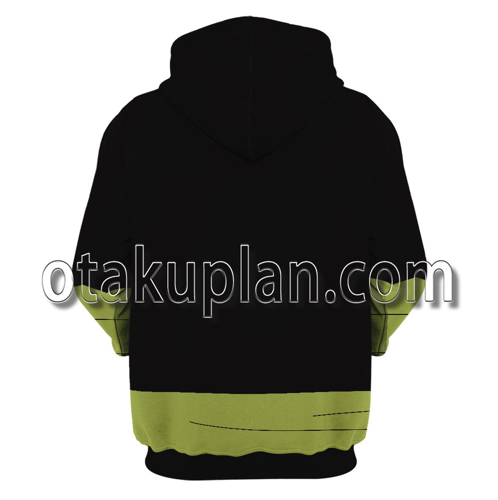 Black Adam Anime Cosplay Hoodie