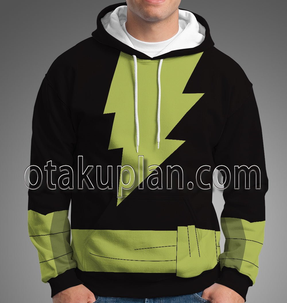 Black Adam Anime Cosplay Hoodie