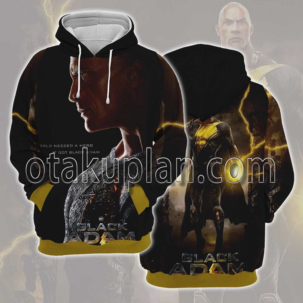 Black Adam Movie Poster Cosplay Hoodie