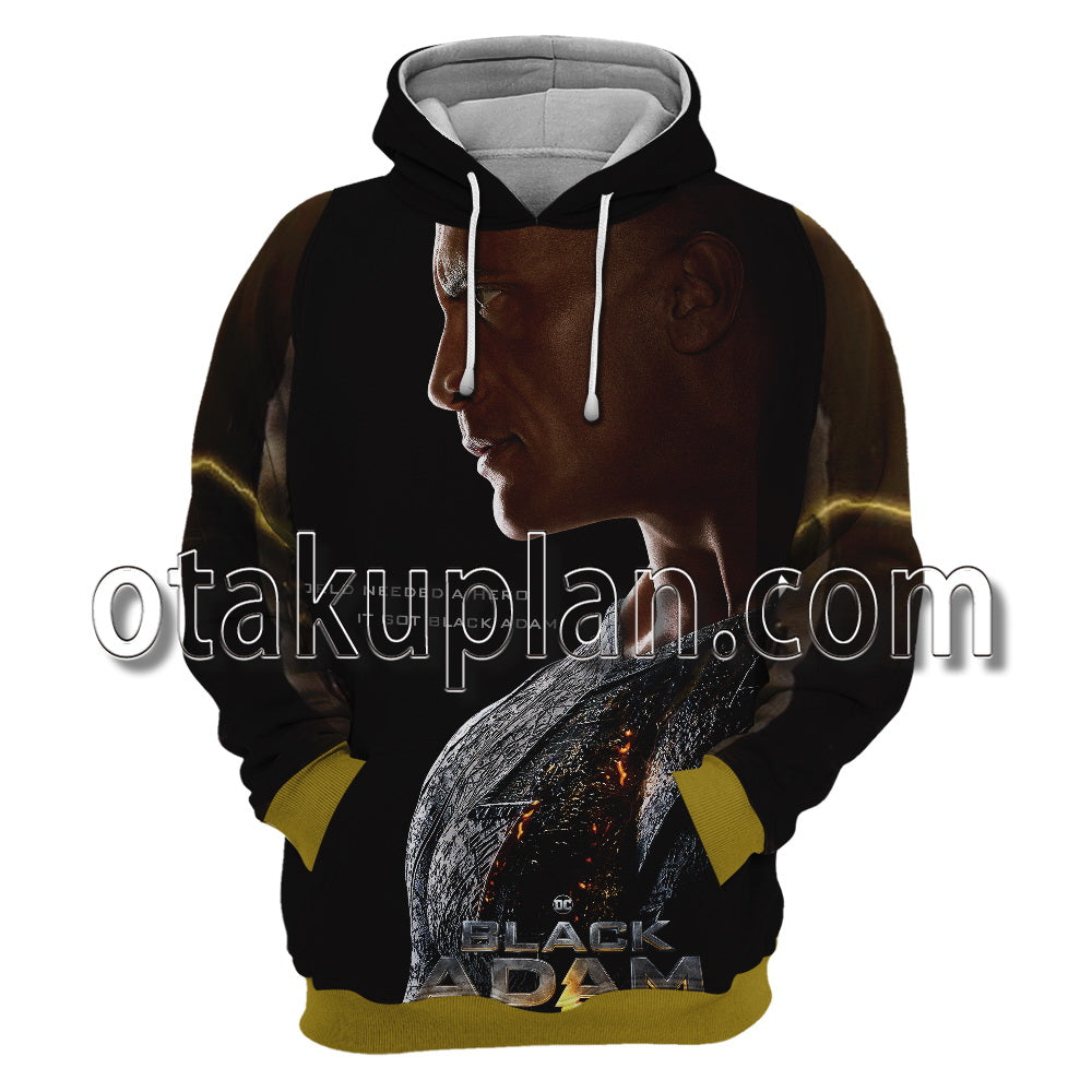 Black Adam Movie Poster Cosplay Hoodie