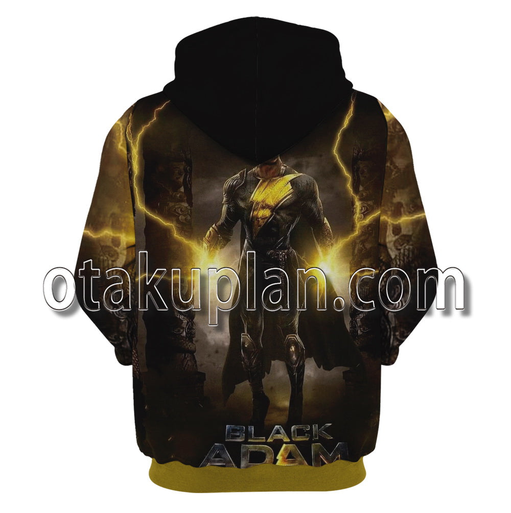 Black Adam Movie Poster Cosplay Hoodie