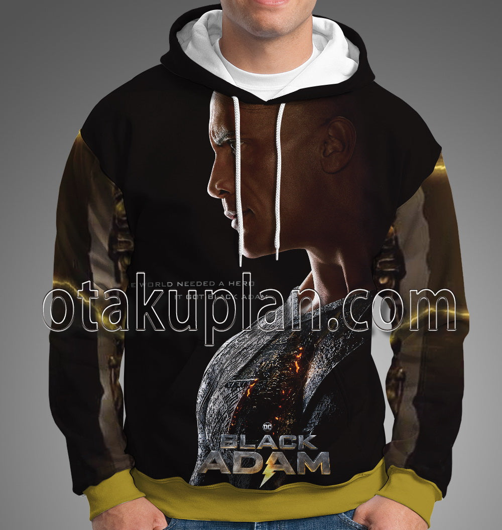 Black Adam Movie Poster Cosplay Hoodie