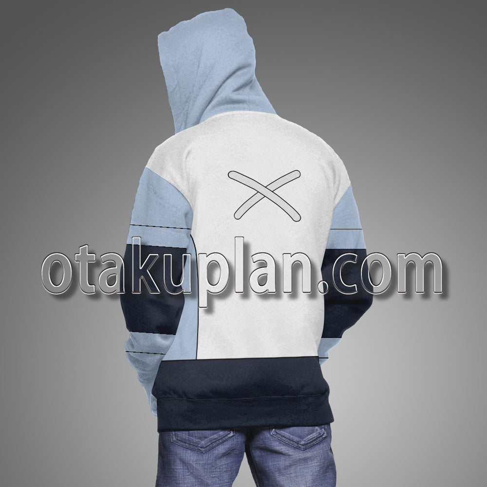 Black and White Team Plasma Cosplay Hoodie