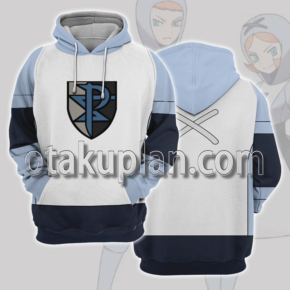 Black and White Team Plasma Cosplay Hoodie